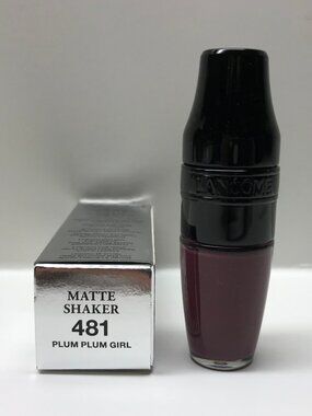 LANCOME MATT SHAKER LIQUID LIPSTICK #481 PLUM PLUM GIRL NIB